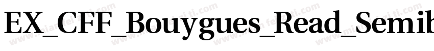 EX_CFF_Bouygues_Read_SemiboldBold字体转换