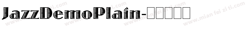 JazzDemoPlain字体转换
