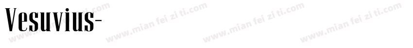 Vesuvius字体转换