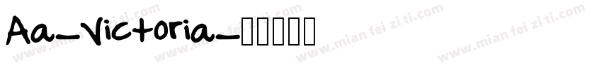 Aa-Victoria字体转换