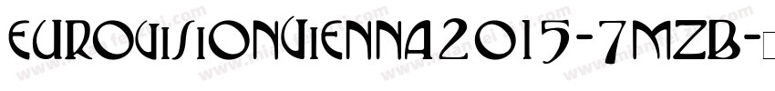EurovisionVienna2015-7mzB字体转换