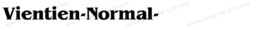 Vientien-Normal字体转换
