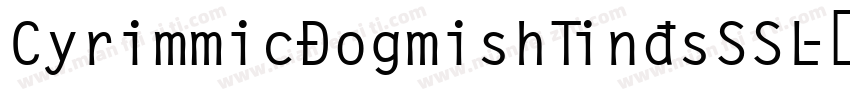 CyrillicEnglishTimesSSK字体转换