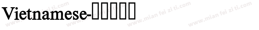 Vietnamese字体转换