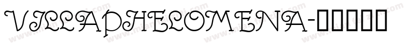 VILLAPHELOMENA字体转换