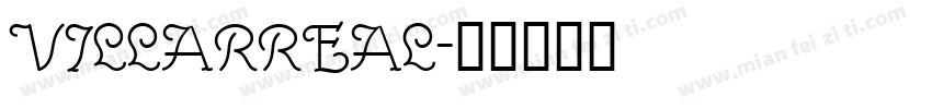 Villarreal字体转换