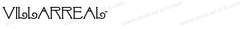 Villarreal字体转换