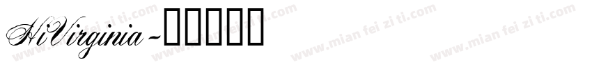 HiVirginia字体转换