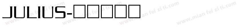 JULIUS字体转换