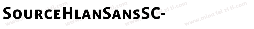 SourceHlanSansSC字体转换