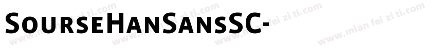 SourseHanSansSC字体转换