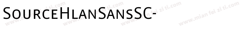 SourceHlanSansSC字体转换