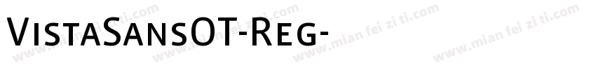VistaSansOT-Reg字体转换