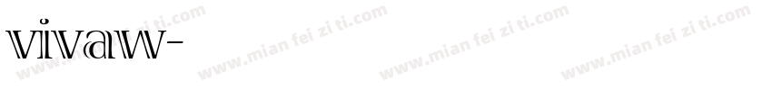 vivaw字体转换