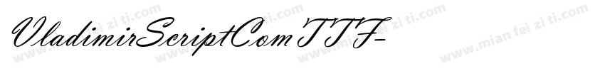 VladimirScriptComTTF字体转换