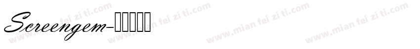 Screengem字体转换