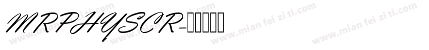 MRPHYSCR字体转换