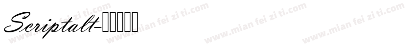 Scriptalt字体转换