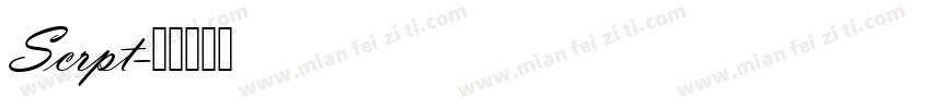 Scrpt字体转换
