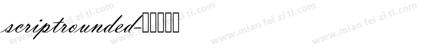 scriptrounded字体转换