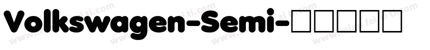 Volkswagen-Semi字体转换