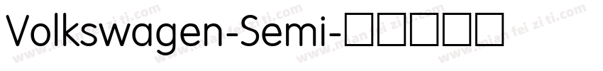 Volkswagen-Semi字体转换