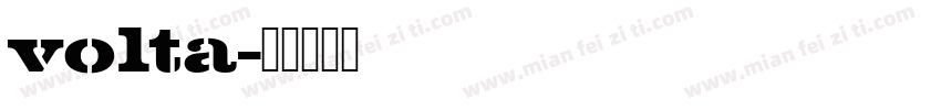 volta字体转换