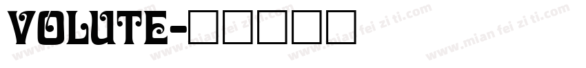 Volute字体转换
