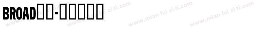 Broad字体字体转换