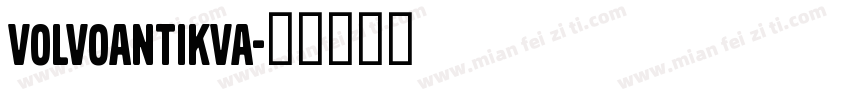volvoAntikva字体转换