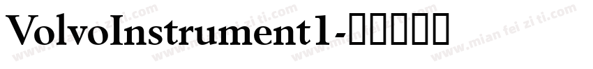 VolvoInstrument1字体转换