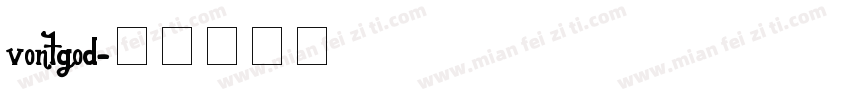 vontgod字体转换