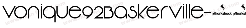 Vonique92Baskerville字体转换