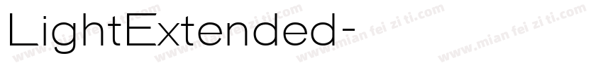 LightExtended字体转换