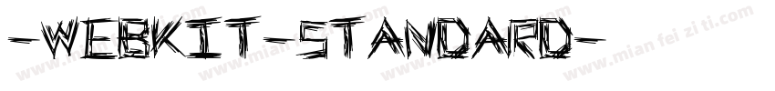 -webkit-standard字体转换