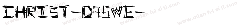 Christ-d95WE字体转换