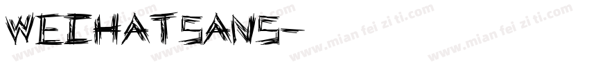 字体WeChatsans字体转换