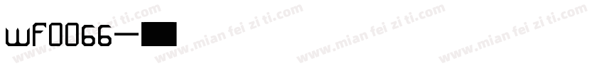 wf0066字体转换