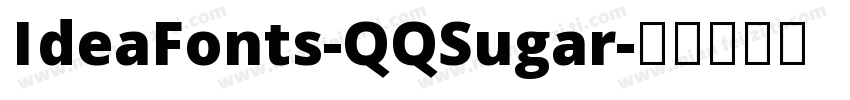 IdeaFonts-QQSugar字体转换