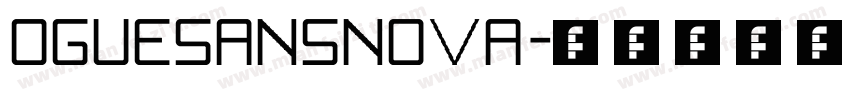 ogueSansNova字体转换