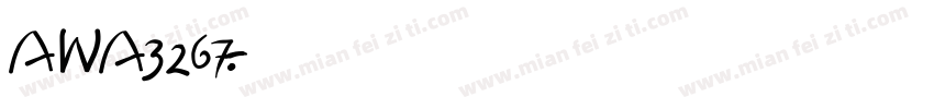 awa3267.字体转换