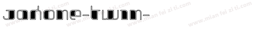 Jakone-Twin字体转换
