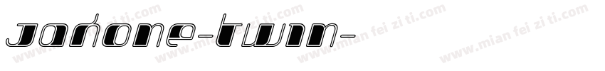 Jakone-Twin字体转换