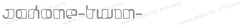 Jakone-Twin字体转换