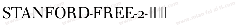 STANFORD-FREE-2字体转换