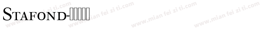 Stafond字体转换