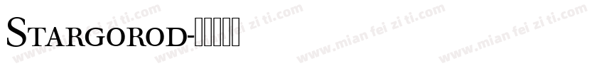 Stargorod字体转换
