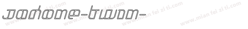 Jakone-Twin字体转换