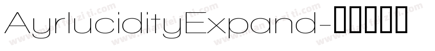 AyrlucidityExpand字体转换