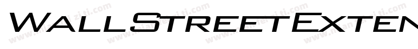 WallStreetExtended字体转换